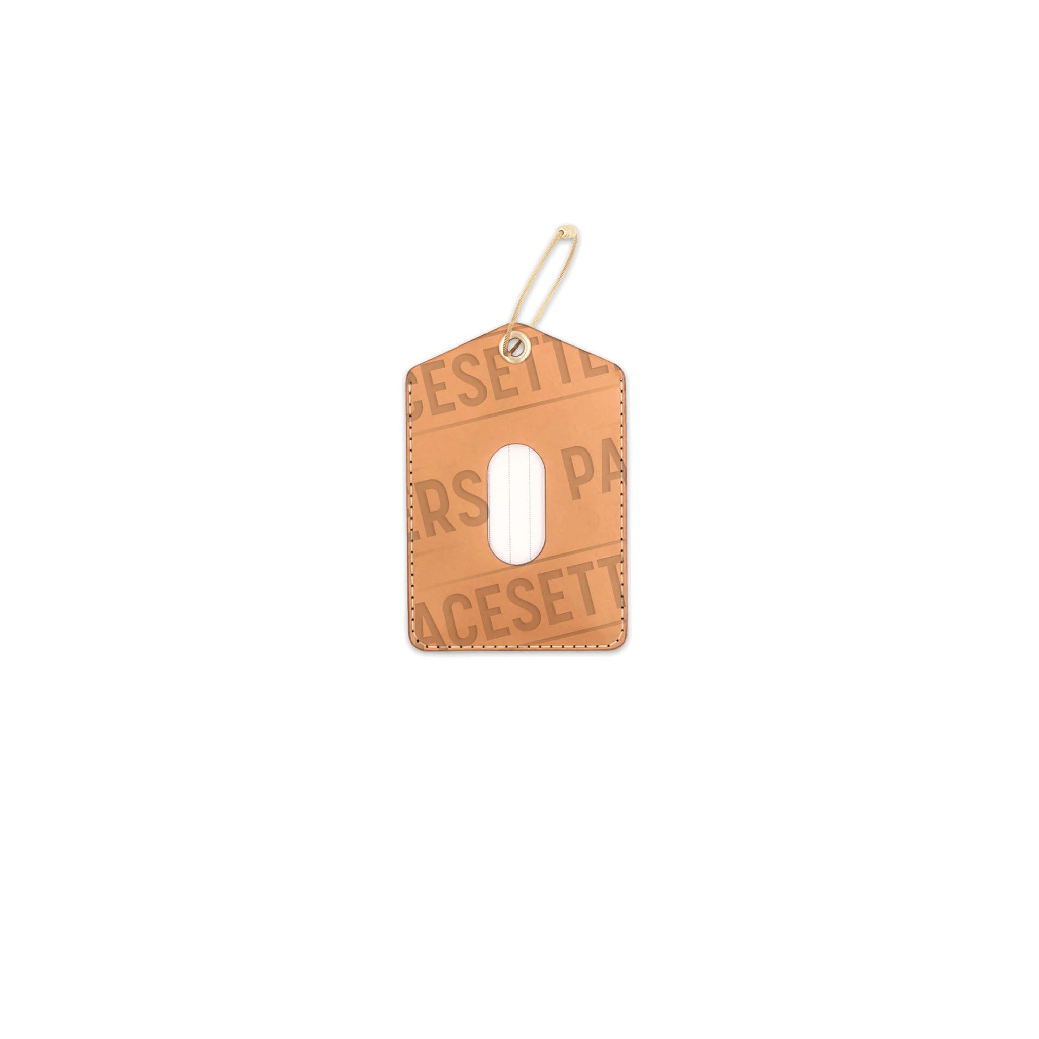 Executive Leather Luggage Tag